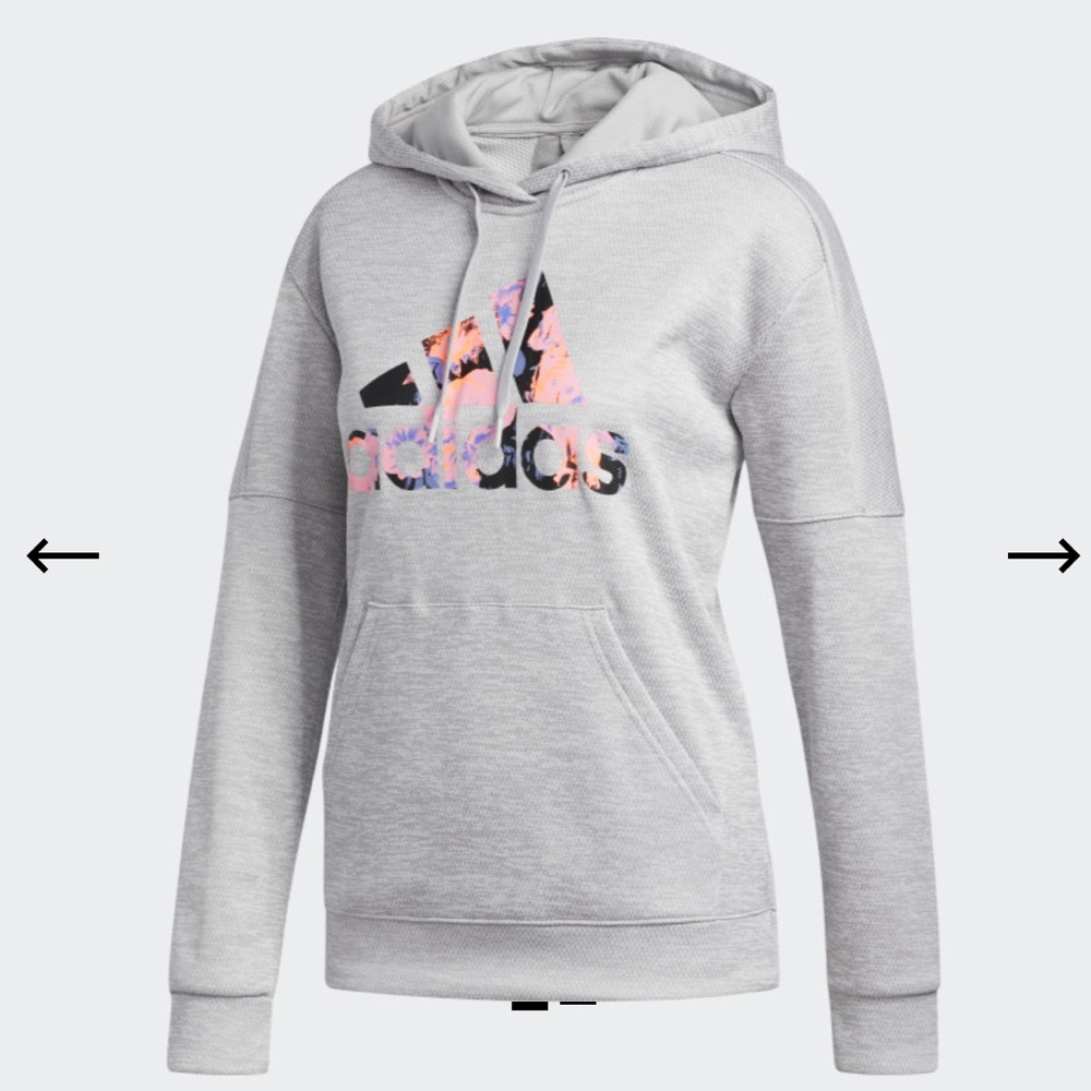 Adidas Floral Badge of Sport Hoodie